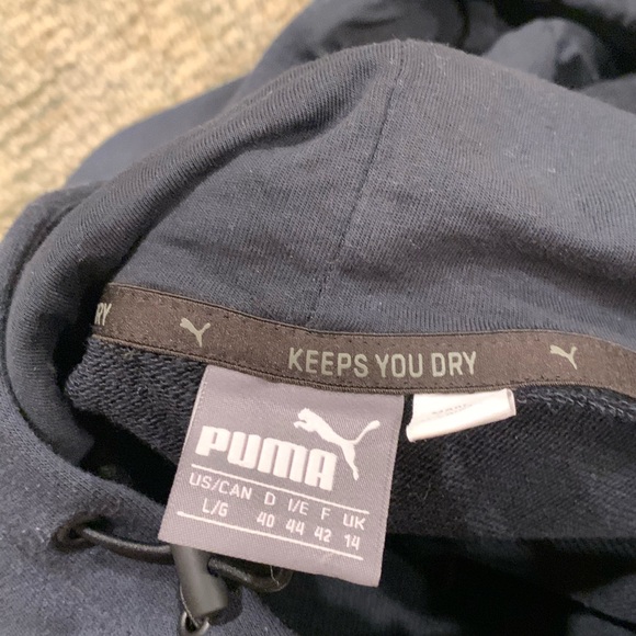 black and white puma logo hoodie - Picture 2 of 3